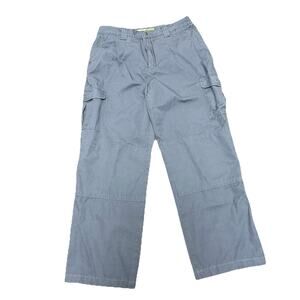 Cabelas Trail Hiker Pants Mens 14 (34x30) Gray Double Knee Hunting Outdoor Y2K